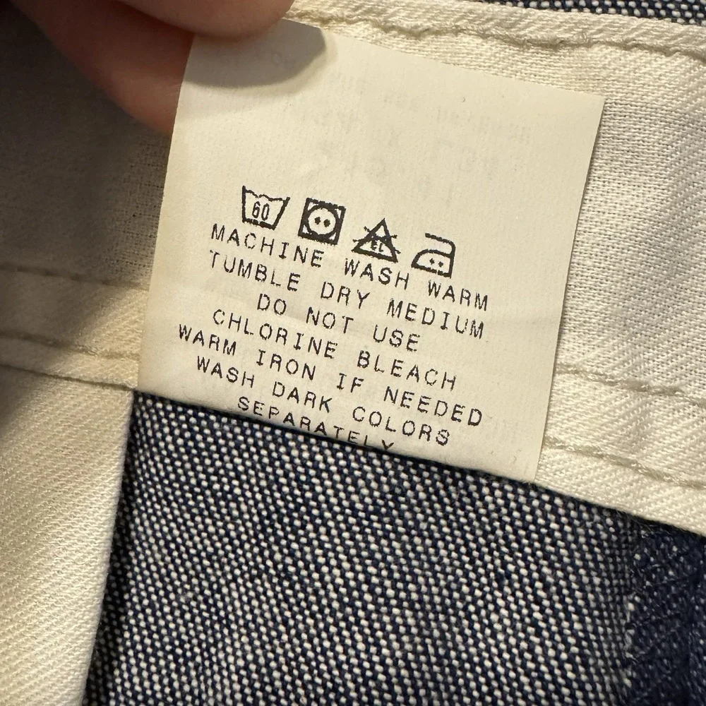 Vintage Key Denim Bib Overalls NWT 34x34 Carpenter‎ Workwear USA Cotton